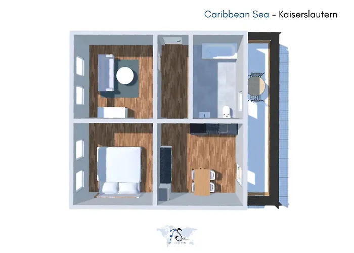 7seas City-apartment - Balkon L Netflix L 24h Self Check-in Apartment